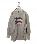 Championチャンピオン）の古着「プリントスウェット」｜グレー