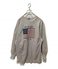 Champion（チャンピオン）の古着「プリントスウェット」｜グレー