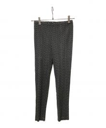 PLEATS PLEASE（プリーツプリーズ）の古着「プリーツパンツ」｜ブラック×ホワイト