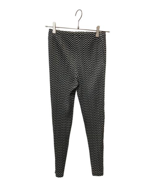 PLEATS PLEASE（プリーツプリーズ）PLEATS PLEASE (プリーツプリーズ) プリーツパンツ ブラック×ホワイト サイズ:1の古着・服飾アイテム