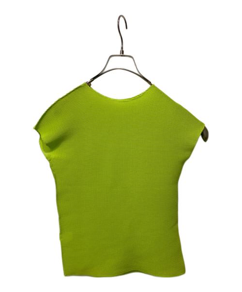 me ISSEY MIYAKE（ミーイッセイ ミヤケ）me ISSEY MIYAKE (ミーイッセイ ミヤケ) カットソー 黄緑 サイズ:-の古着・服飾アイテム