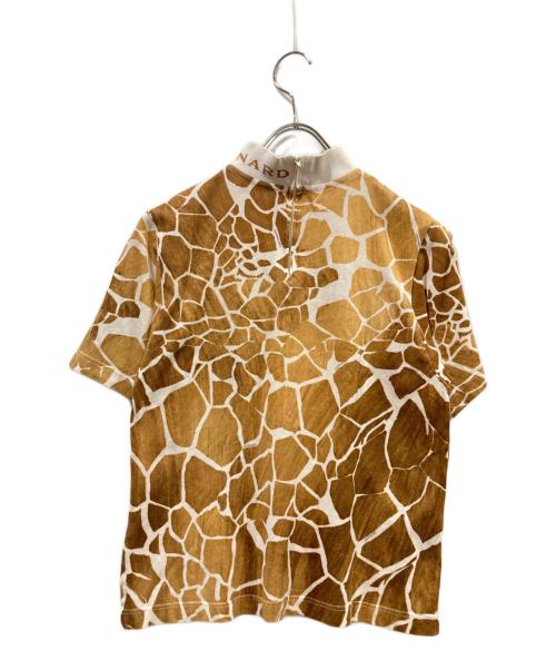 LEONARD（レオナール）LEONARD (レオナール) ハイネックカットソー ブラウン サイズ:表記無しの古着・服飾アイテム