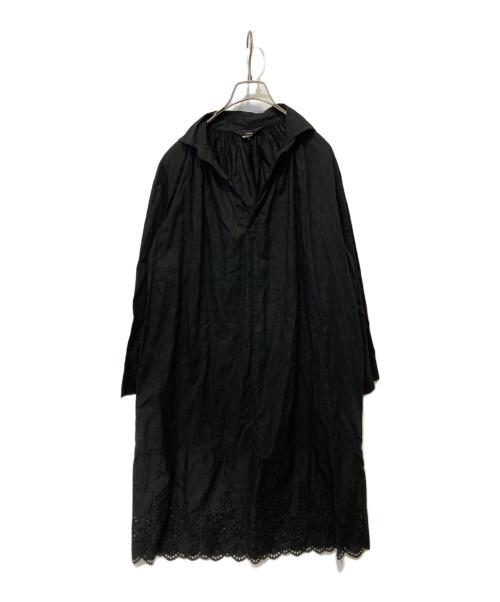 tricot COMME des GARCONS（トリココムデギャルソン）tricot COMME des GARCONS (トリココムデギャルソン) リネン混ブラウス ブラック サイズ:Mの古着・服飾アイテム