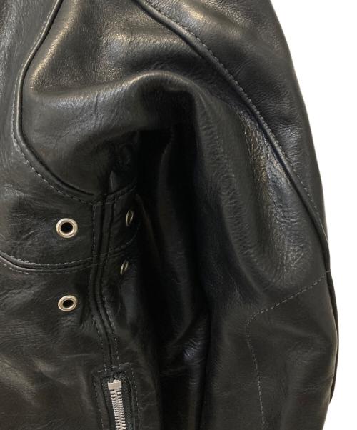 VANSON（バンソン）VANSON (バンソン) レザージャケット ブラック サイズ:Ｌの古着・服飾アイテム