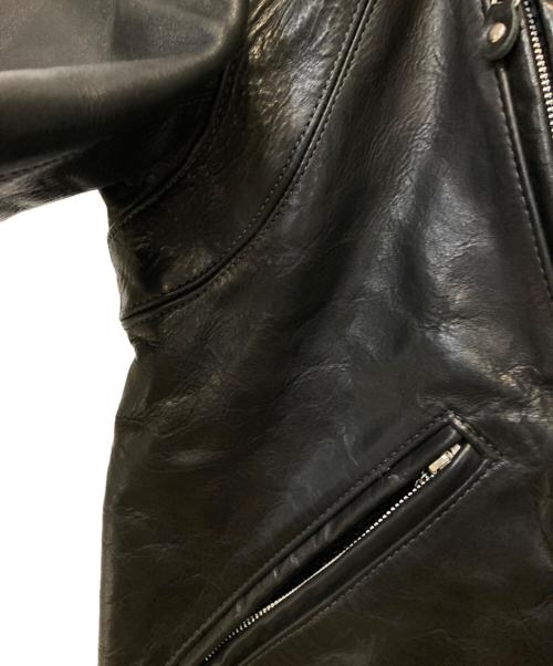 VANSON（バンソン）VANSON (バンソン) レザージャケット ブラック サイズ:Ｌの古着・服飾アイテム