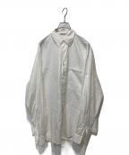 AURALEEオーラリー）の古着「ツイルビッグシャツ」｜ホワイト