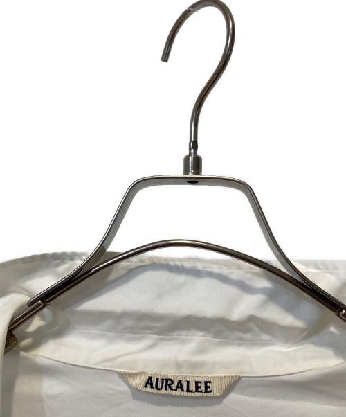 AURALEE（オーラリー）AURALEE (オーラリー) ツイルビッグシャツ ホワイト サイズ:5の古着・服飾アイテム
