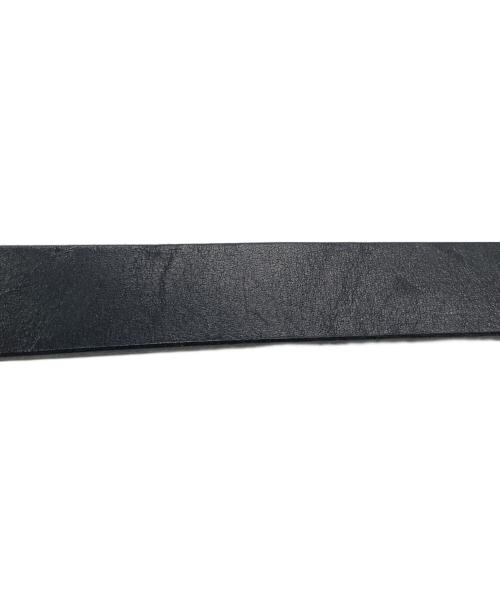 KOLOR（カラー）KOLOR (カラー) レザーベルト ブラックの古着・服飾アイテム