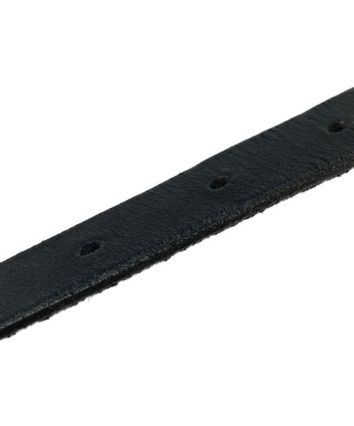 KOLOR（カラー）KOLOR (カラー) レザーベルト ブラックの古着・服飾アイテム