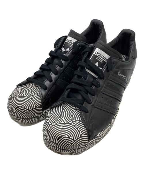 adidas（アディダス）adidas (アディダス) Hiroko Takahashi (ヒロコ タカハシ) Superstar ブラック サイズ:25.5cmの古着・服飾アイテム