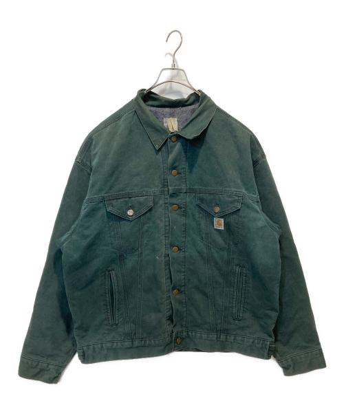 CarHartt（カーハート）CarHartt (カーハート) トラッカージャケット グレー サイズ:XLの古着・服飾アイテム