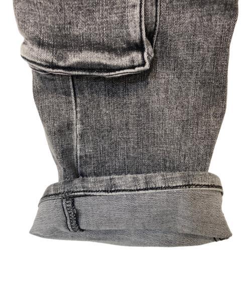 VALABASAS（バラバサス）VALABASAS (バラバサス) マルチポケットデニムカーゴパンツ グレー サイズ:30の古着・服飾アイテム