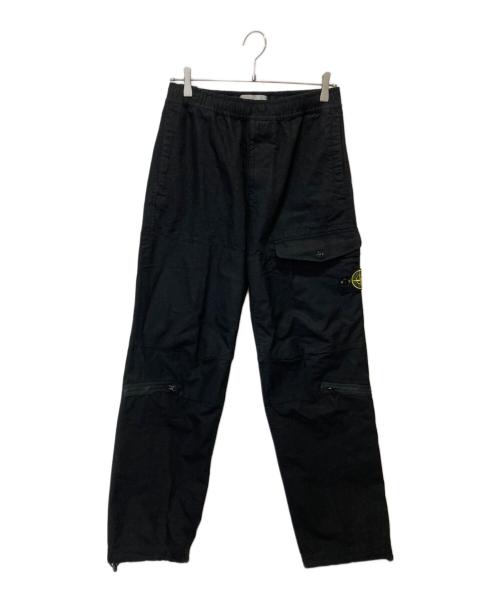 STONE ISLAND（ストーンアイランド）STONE ISLAND (ストーンアイランド) Ripstop cargo pants ブラック サイズ:28の古着・服飾アイテム
