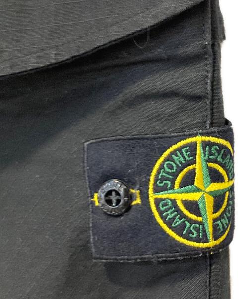 STONE ISLAND（ストーンアイランド）STONE ISLAND (ストーンアイランド) Ripstop cargo pants ブラック サイズ:28の古着・服飾アイテム