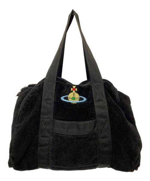 Vivienne Westwood（ヴィヴィアンウエストウッド）Vivienne Westwood (ヴィヴィアンウエストウッド) ボストンバッグ ブラックの古着・服飾アイテム