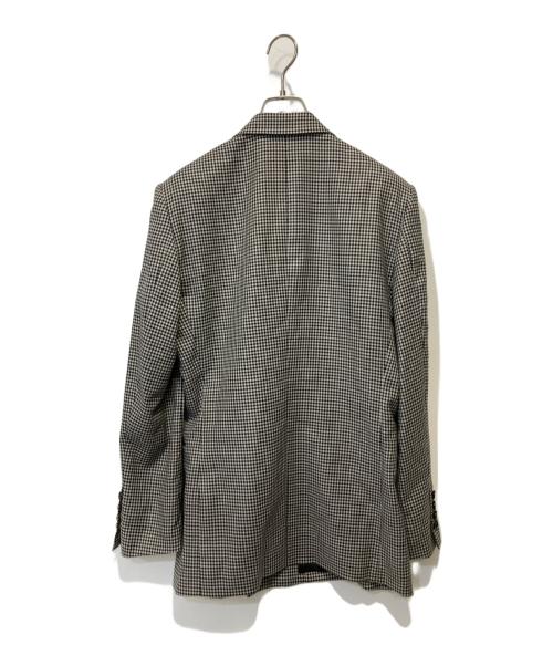 LITTLEBIG（リトルビッグ）LITTLEBIG (リトルビッグ) Houndstooth Double Breasted Jacket ホワイト×ブラック サイズ:46の古着・服飾アイテム