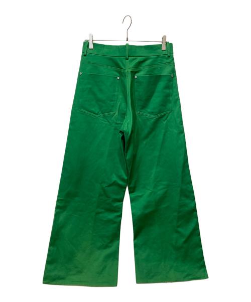 Omar Afridi（オマールアフリディ）Omar Afridi (オマールアフリディ) フレアパンツ グリーン サイズ:44の古着・服飾アイテム