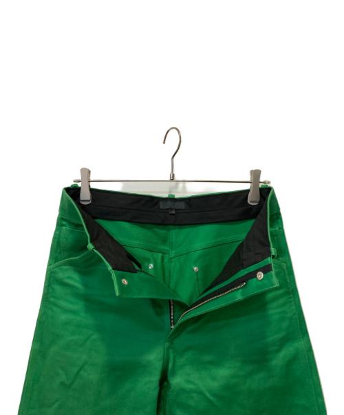 Omar Afridi（オマールアフリディ）Omar Afridi (オマールアフリディ) フレアパンツ グリーン サイズ:44の古着・服飾アイテム