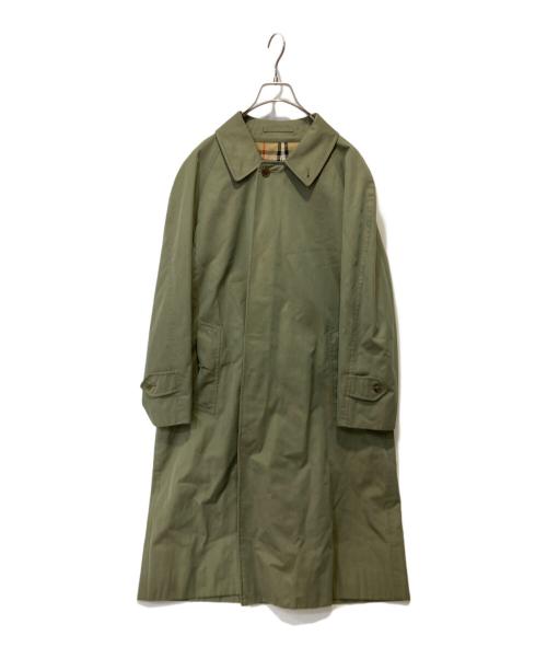 Burberry's（バーバリー）Burberry's (バーバリーズ) ステンカラーコート グリーン サイズ:表記無しの古着・服飾アイテム
