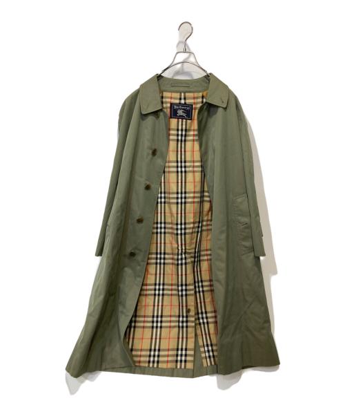 Burberry's（バーバリー）Burberry's (バーバリーズ) ステンカラーコート グリーン サイズ:表記無しの古着・服飾アイテム