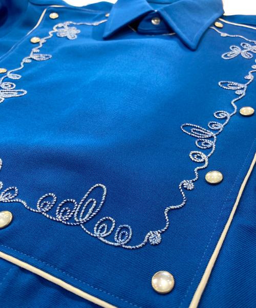 H BAR C（エイチバーシー）H BAR C (エイチバーシー) ドレスシャツ ブルー サイズ:不明の古着・服飾アイテム