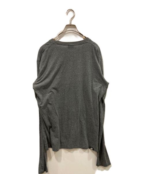 DIESEL（ディーゼル）DIESEL (ディーゼル) カットソー グレー サイズ:Lの古着・服飾アイテム