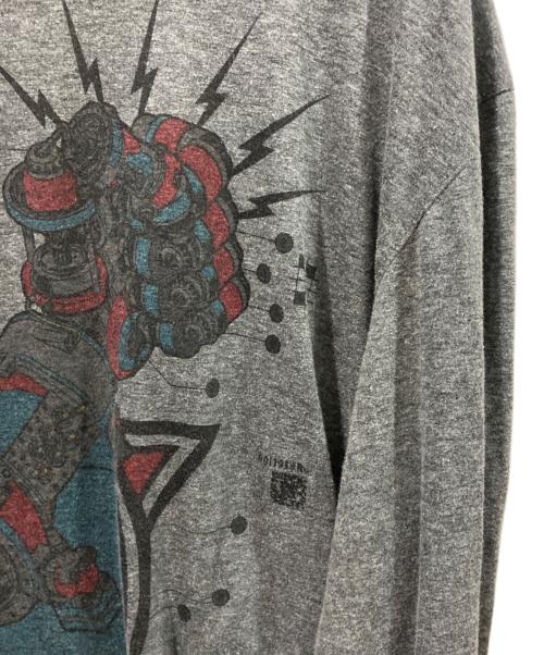DIESEL（ディーゼル）DIESEL (ディーゼル) カットソー グレー サイズ:Lの古着・服飾アイテム