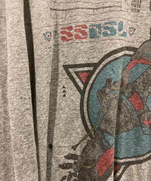 DIESEL（ディーゼル）DIESEL (ディーゼル) カットソー グレー サイズ:Lの古着・服飾アイテム