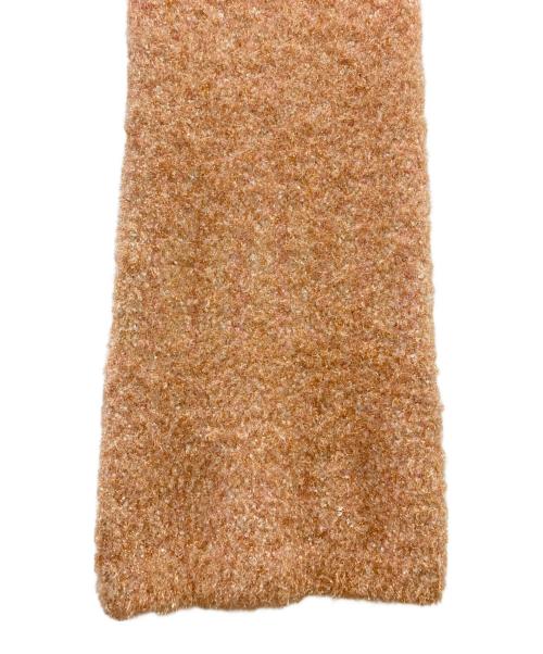 styling/（スタイリング）styling/ (スタイリング) ミックスラメニットキャミワンピース オレンジ サイズ:Fの古着・服飾アイテム