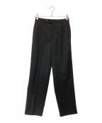 AURALEEオーラリー）の古着「LIGHT WOOL MAX GABARDINE SLACKS」｜ブラック