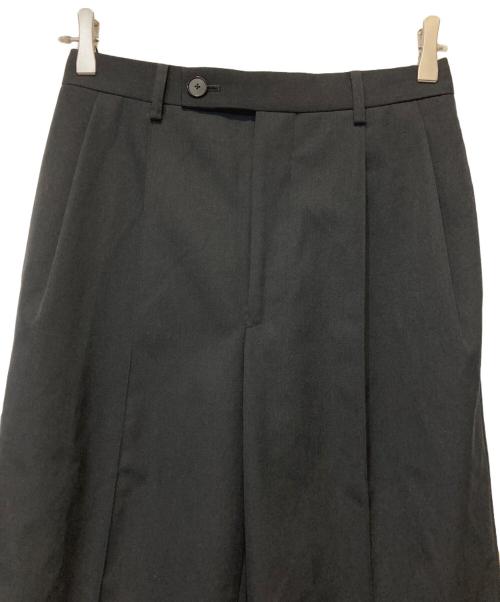 AURALEE（オーラリー）AURALEE (オーラリー) LIGHT WOOL MAX GABARDINE SLACKS ブラック サイズ:1の古着・服飾アイテム