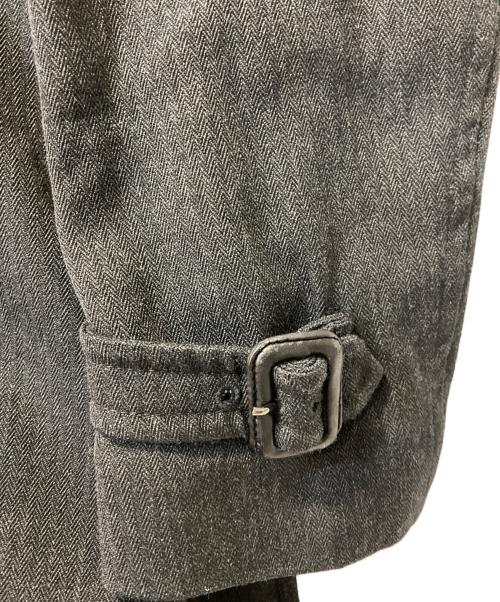 MIU MIU（ミュウミュウ）MIU MIU (ミュウミュウ) トレンチコート ブラック サイズ:44の古着・服飾アイテム