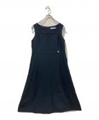 Jolie mignonジョリ―ミニョン）の古着「ノースリーブワンピース」｜ブラック