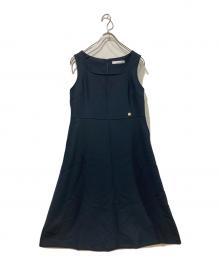 Jolie mignon（ジョリ―ミニョン）の古着「ノースリーブワンピース」｜ブラック