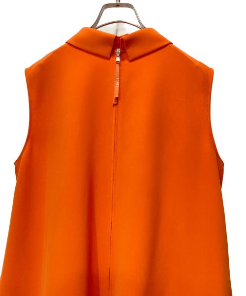 FOXEY NEWYORK（フォクシーニューヨーク）FOXEY NEWYORK (フォクシーニューヨーク) ドレス クレオ オレンジ サイズ:40の古着・服飾アイテム