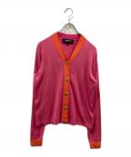 PAULE KAポールカ）の古着「シルク混カーディガン」｜ピンク