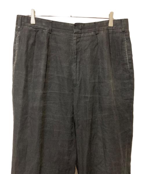 POLO RALPH LAUREN（ポロ・ラルフローレン）POLO RALPH LAUREN (ポロ・ラルフローレン) リネンパンツ ブラック サイズ:36の古着・服飾アイテム