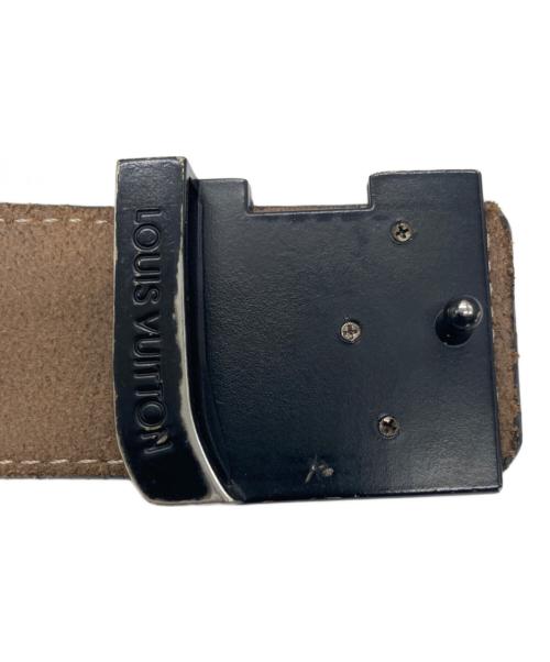 LOUIS VUITTON（ルイ ヴィトン）LOUIS VUITTON (ルイ ヴィトン) ダミエグラフィット サンチュール LVイニシャル ベルト ブラックの古着・服飾アイテム