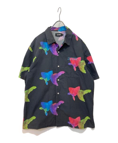 X-LARGE（エクストララージ）X-LARGE (エクストララージ) 半袖シャツ ブラック サイズ:Ｌの古着・服飾アイテム