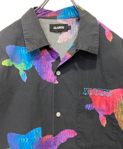 X-LARGE（エクストララージ）X-LARGE (エクストララージ) 半袖シャツ ブラック サイズ:Ｌの古着・服飾アイテム