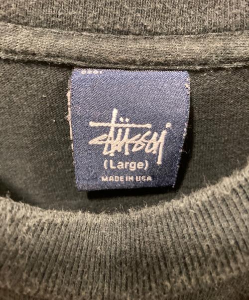 stussy（ステューシー）stussy (ステューシー) ガールプリントＴシャツ ブラック サイズ:Ｌの古着・服飾アイテム