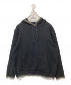NEIGHBORHOODネイバーフッド）の古着「プルオーバーパーカー/E-HOODED . LS」｜ブラック