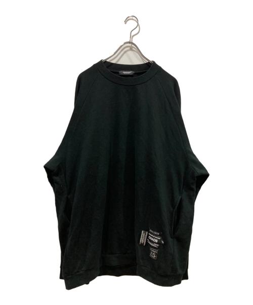 UNDERCOVER（アンダーカバー）UNDERCOVER (アンダーカバー) ミニウラケネームコラージュルーズSWEAT ブラック サイズ:4の古着・服飾アイテム