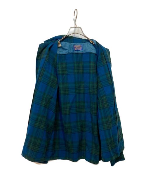 PENDLETON（ペンドルトン）PENDLETON (ペンドルトン) ウールチェックシャツ グリーン サイズ:Ｍの古着・服飾アイテム