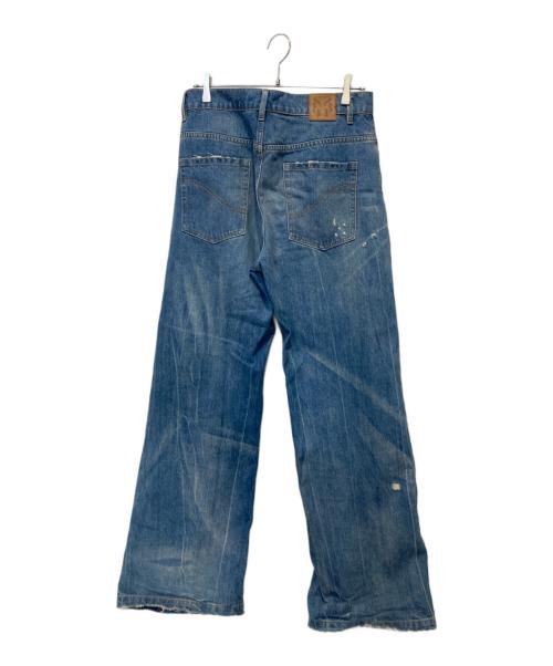 simple project（シンプルプロジェクト）simple project (シンプルプロジェクト) デニムパンツ インディゴ サイズ:Ｌの古着・服飾アイテム