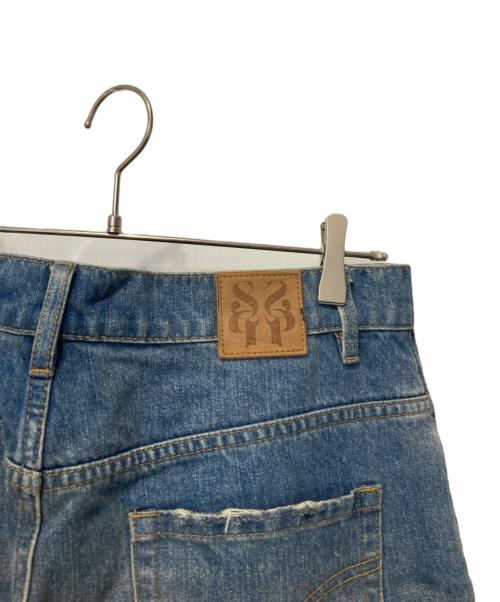 simple project（シンプルプロジェクト）simple project (シンプルプロジェクト) デニムパンツ インディゴ サイズ:Ｌの古着・服飾アイテム