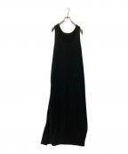 Y'sワイズ）の古着「コットンワンピース」｜ブラック