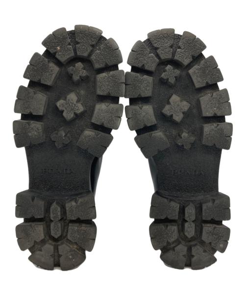 PRADA（プラダ）PRADA (プラダ) モノリスレースアップブーツ ブラック サイズ:38の古着・服飾アイテム