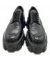 PRADA (プラダ) モノリスレースアップブーツ ブラック サイズ:38：60000円