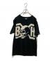 BOUNTY HUNTER（バウンティハンター）の古着「スカルプリントTシャツ」｜ブラック